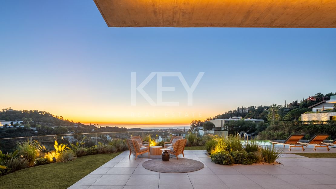 Brand-new Luxury Villa with Sea Views in Secure Gated El Madroñal, Benahavis, Marbella