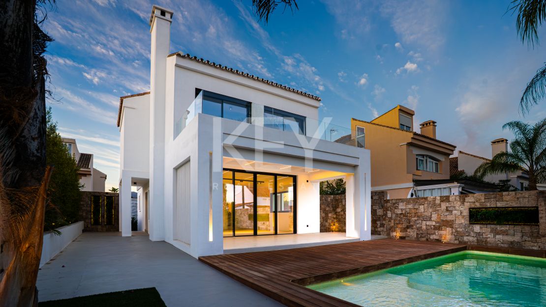 Increíble villa de lujo junto a la playa, Nueva Milla de Oro, Marbella