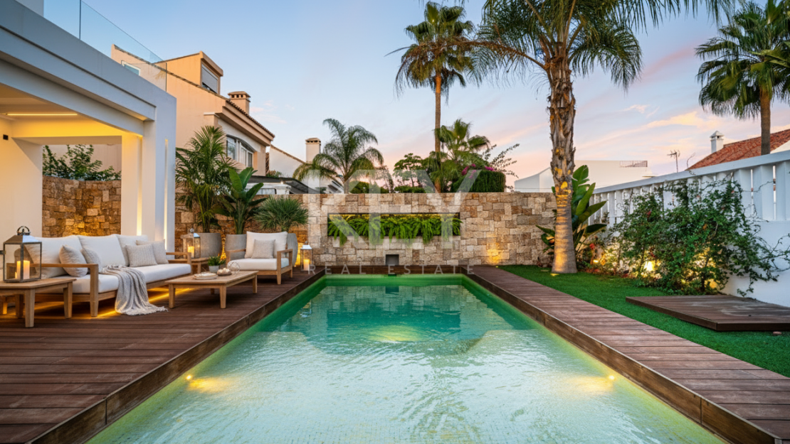 Increíble villa de lujo junto a la playa, Nueva Milla de Oro, Marbella