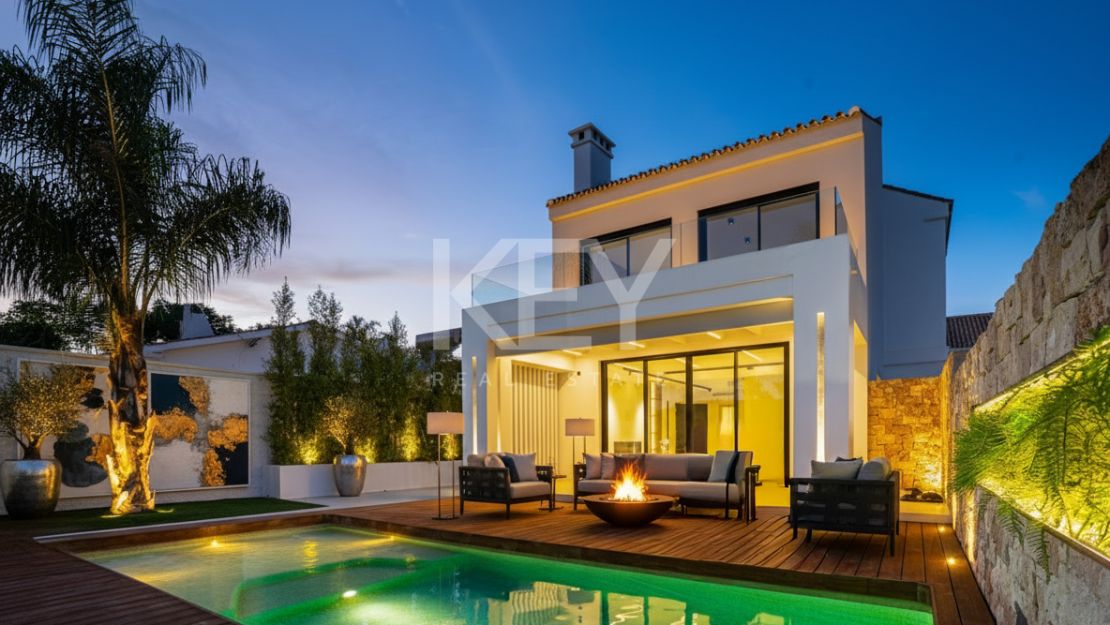 Increíble villa de lujo junto a la playa, Nueva Milla de Oro, Marbella