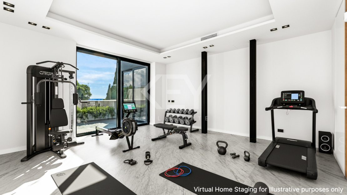 Marvellous Villa with Panoramic Sea Views in Los Flamingos Golf, Marbella