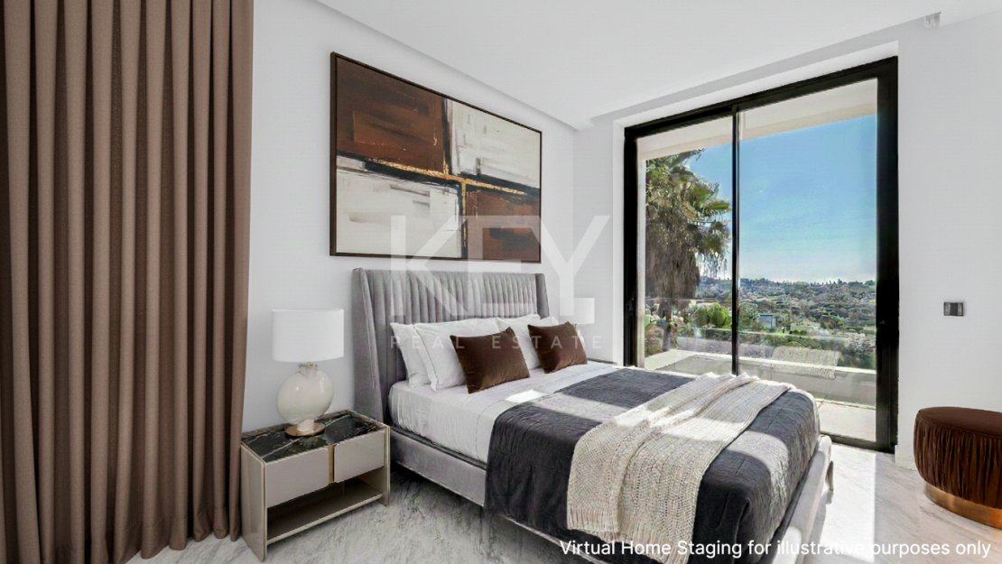 Marvellous Villa with Panoramic Sea Views in Los Flamingos Golf, Marbella