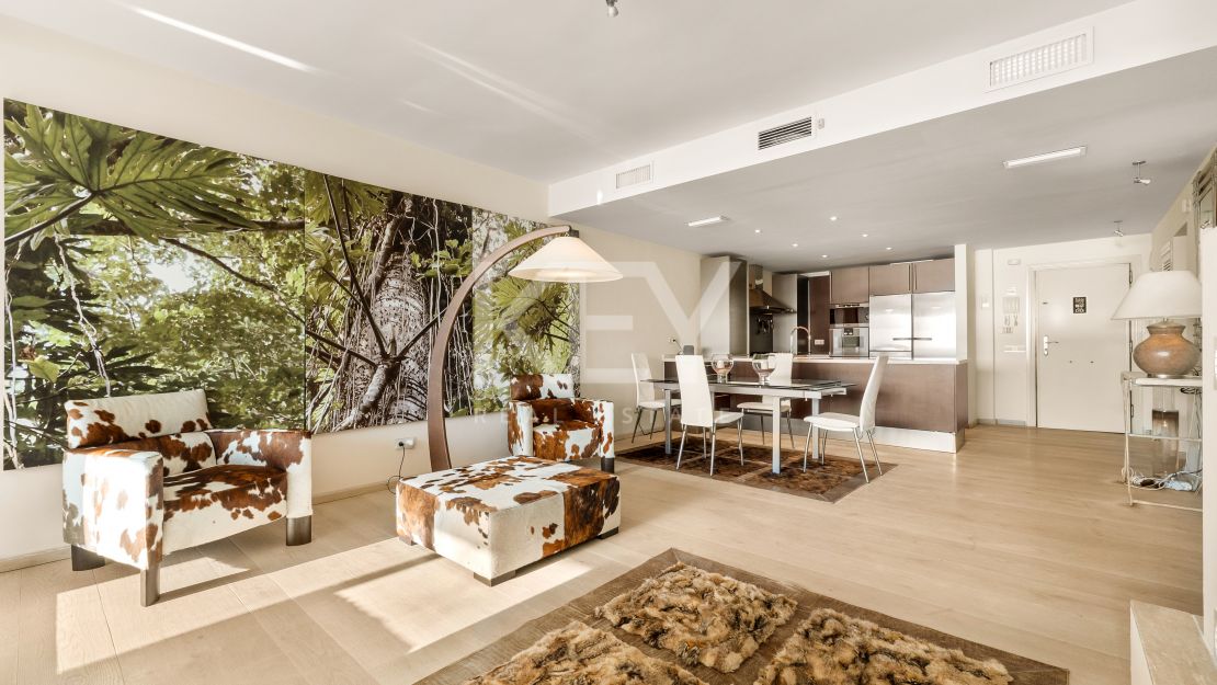 Уютная квартира с панорамным видом на море в Пуэрто-Банусе, Марбелья