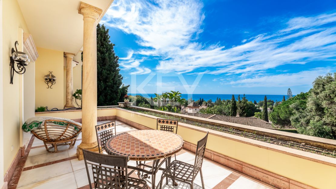 Magnífica villa en Sierra Blanca con impresionantes vistas al mar