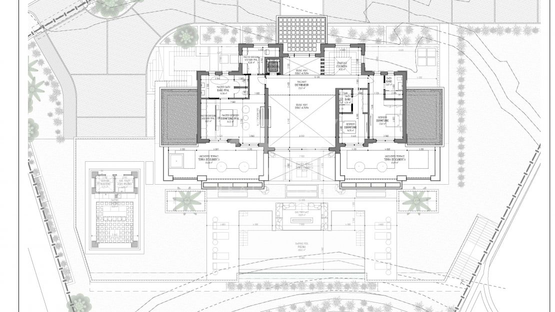 Proyecto de villa de lujo Frontline Golf en Los Flamingos Golf, Benahavís