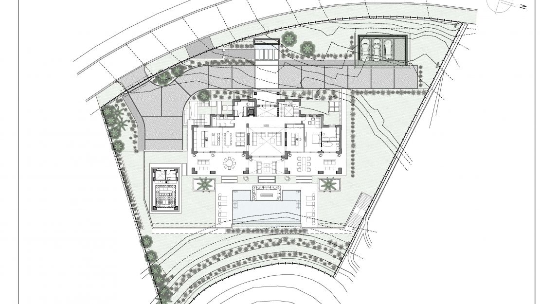 Proyecto de villa de lujo Frontline Golf en Los Flamingos Golf, Benahavís