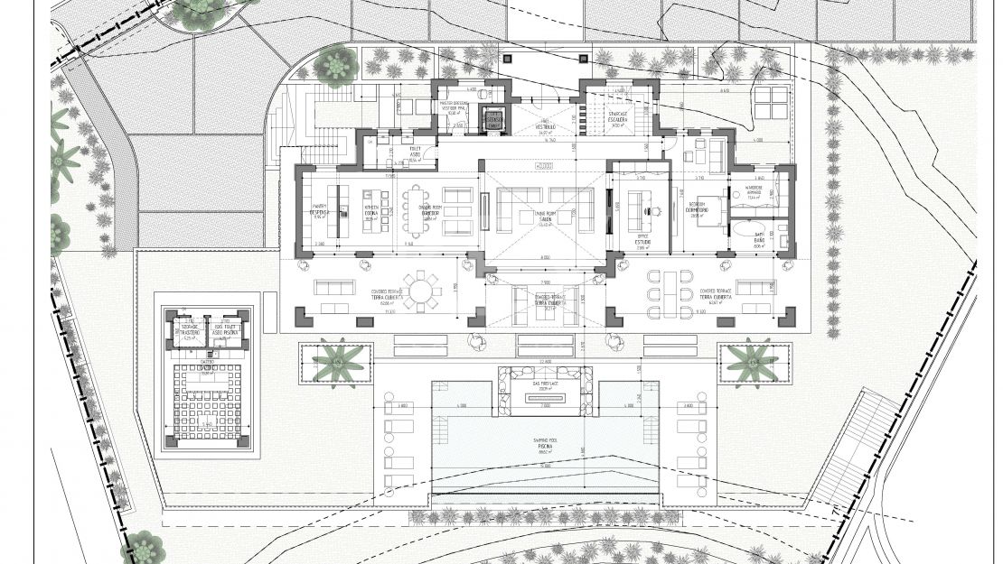 Proyecto de villa de lujo Frontline Golf en Los Flamingos Golf, Benahavís