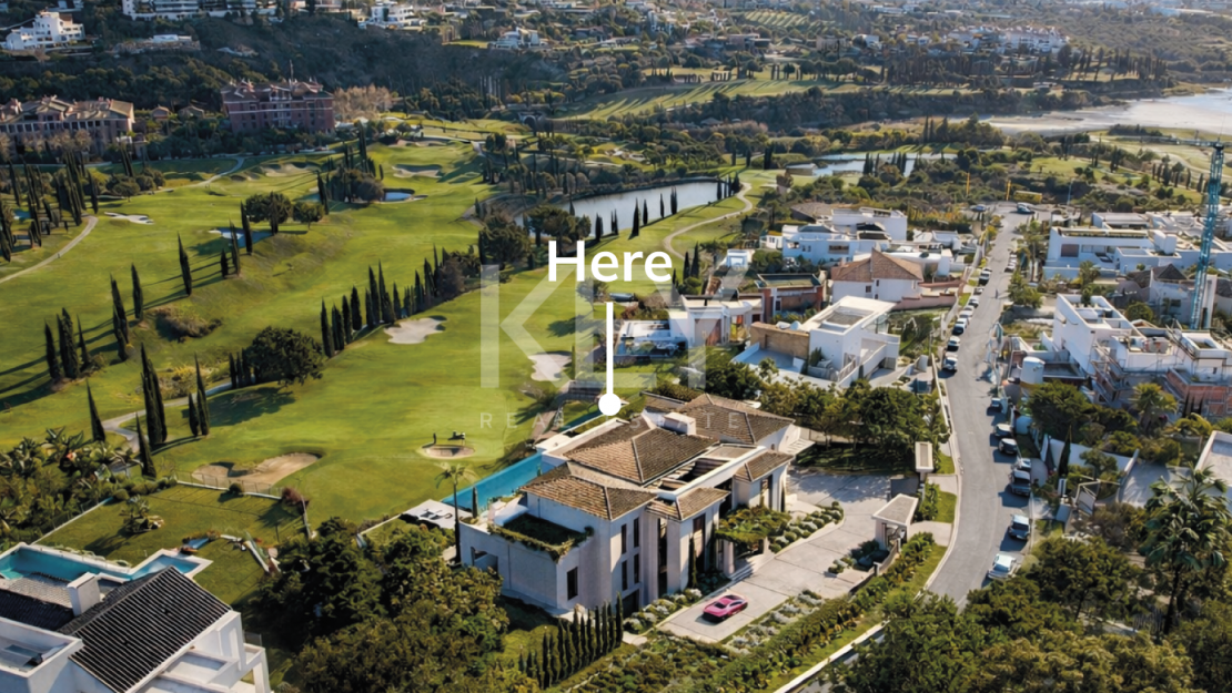 Proyecto de villa de lujo Frontline Golf en Los Flamingos Golf, Benahavís