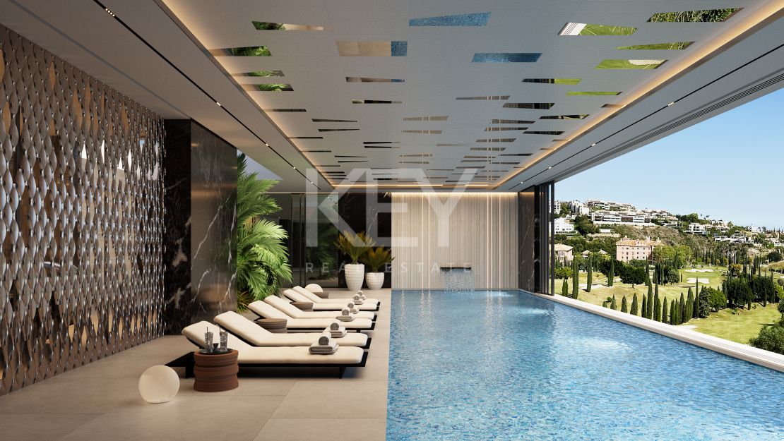 Proyecto de villa de lujo Frontline Golf en Los Flamingos Golf, Benahavís