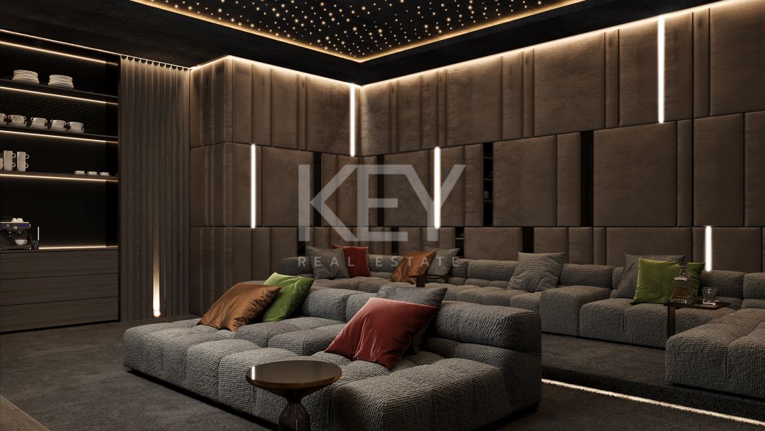 Proyecto de villa de lujo Frontline Golf en Los Flamingos Golf, Benahavís