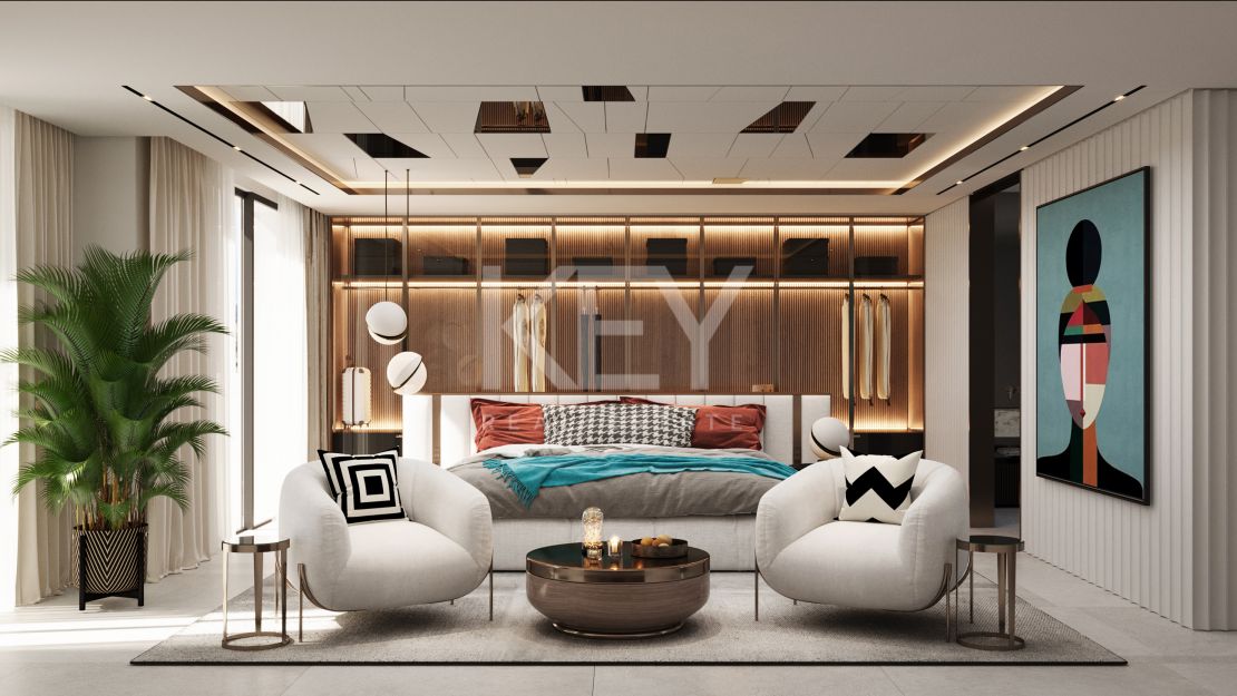 Proyecto de villa de lujo Frontline Golf en Los Flamingos Golf, Benahavís