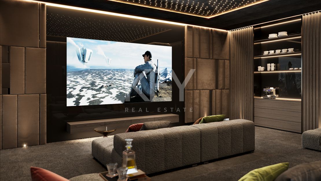 Proyecto de villa de lujo Frontline Golf en Los Flamingos Golf, Benahavís