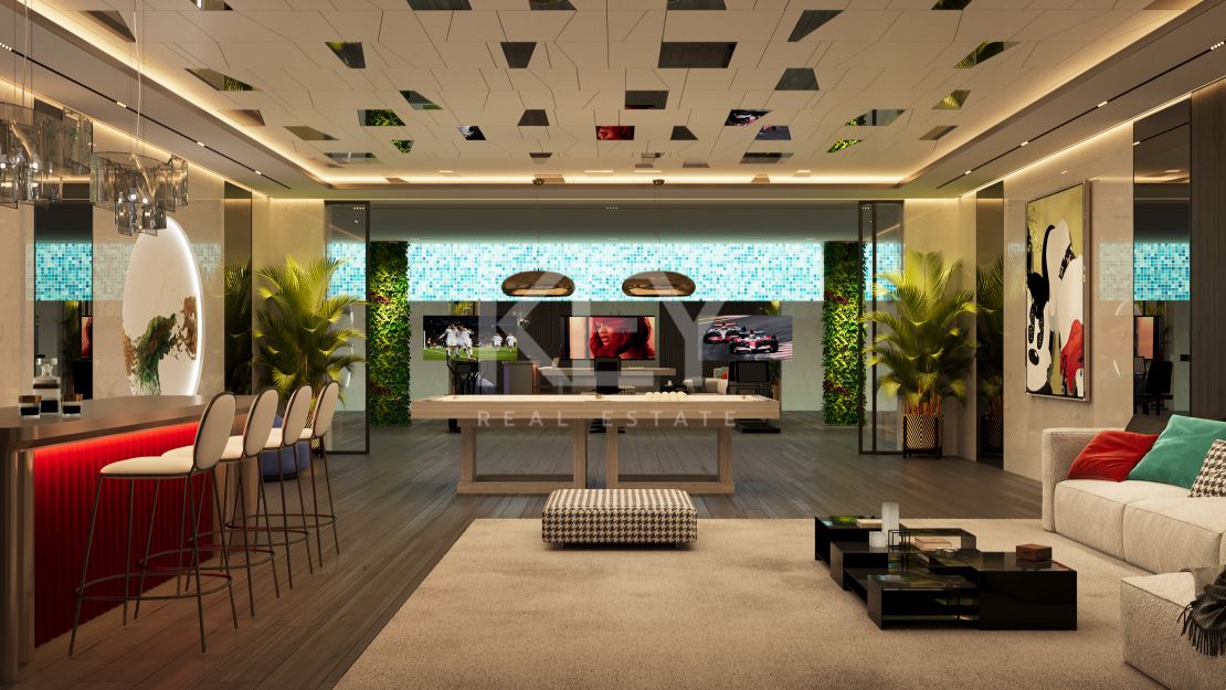 Proyecto de villa de lujo Frontline Golf en Los Flamingos Golf, Benahavís