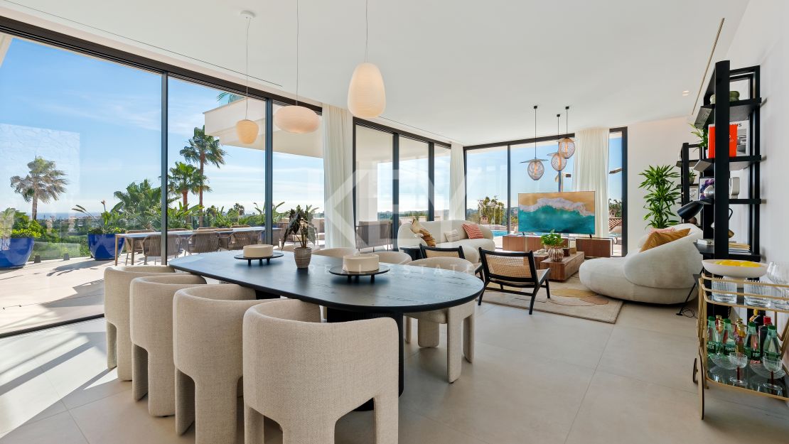 New luxury villa with panoramic views and infinity pool in La Quinta, Benahavis