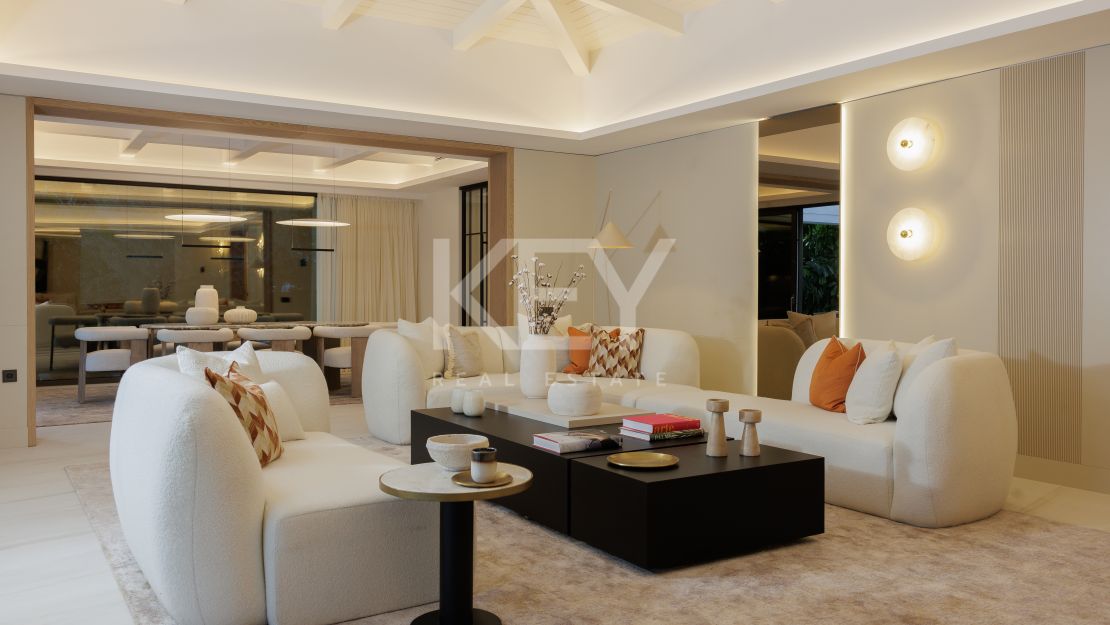 Increíble villa de lujo recién renovada en el corazón de Sierra Blanca, Marbella.