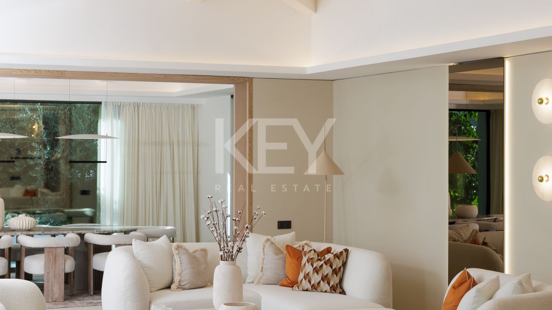 Increíble villa de lujo recién renovada en el corazón de Sierra Blanca, Marbella.