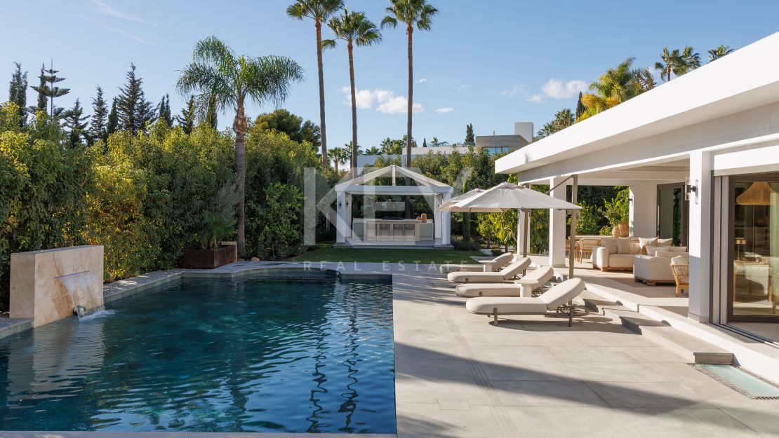 Increíble villa de lujo recién renovada en el corazón de Sierra Blanca, Marbella.