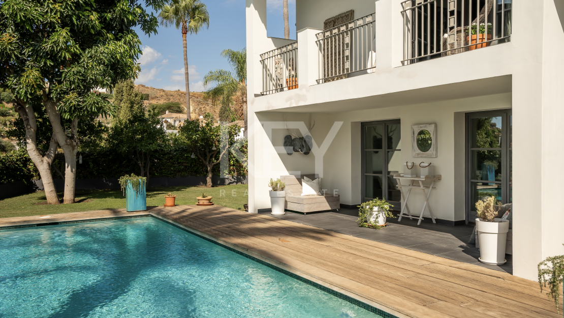 Increíble villa con vistas al mar en El Paraíso Alto