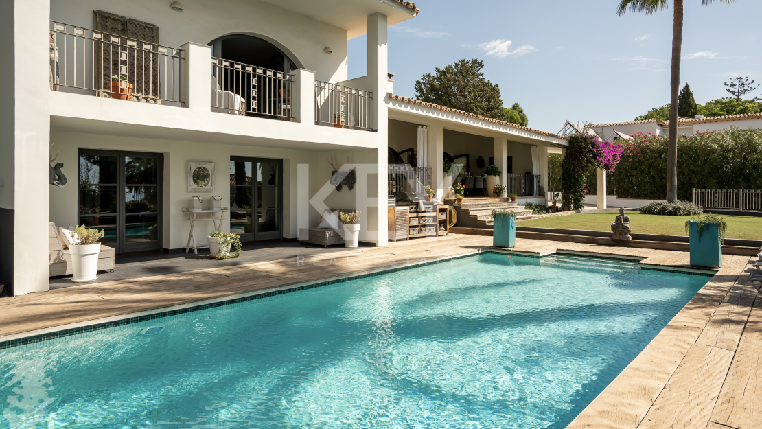 Increíble villa con vistas al mar en El Paraíso Alto