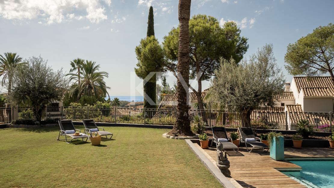 Increíble villa con vistas al mar en El Paraíso Alto