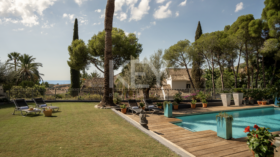 Increíble villa con vistas al mar en El Paraíso Alto