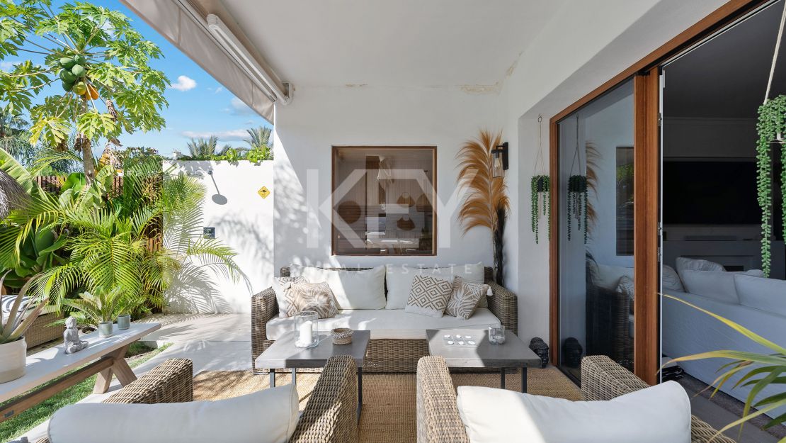 Beautiful apartment with garden in Nueva Andalucia, Marbella