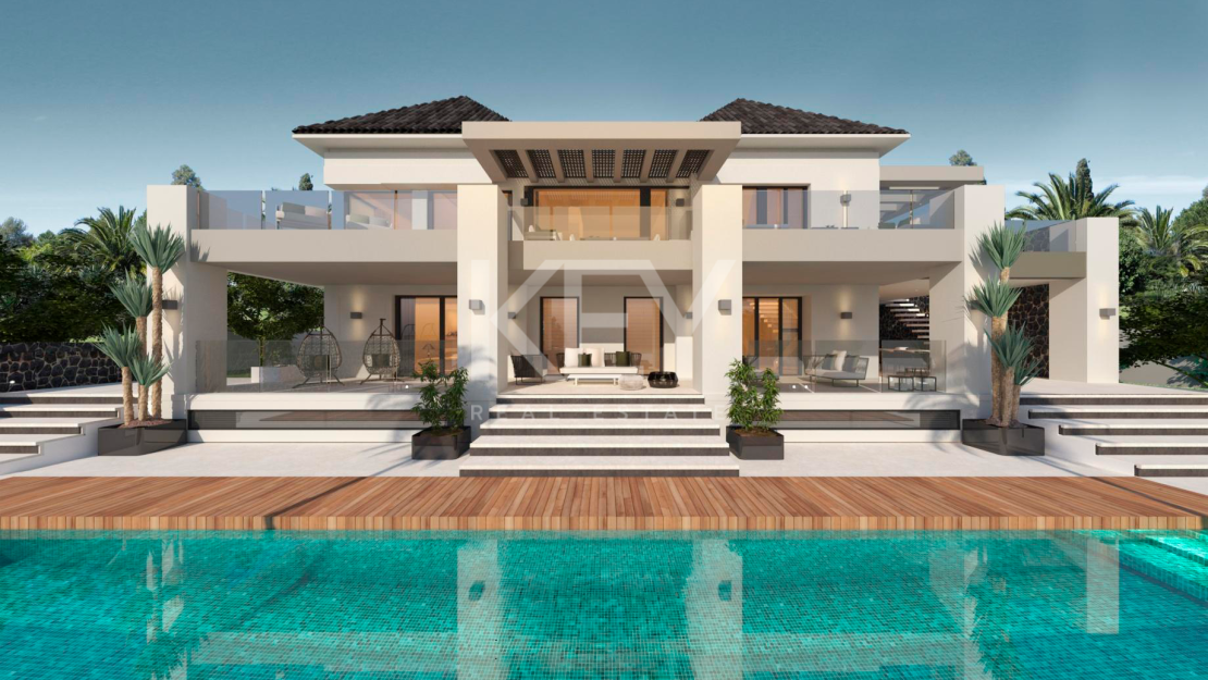 Prime Development Plot in Nagüeles, Marbella – Fully Licensed & Ready to Build
