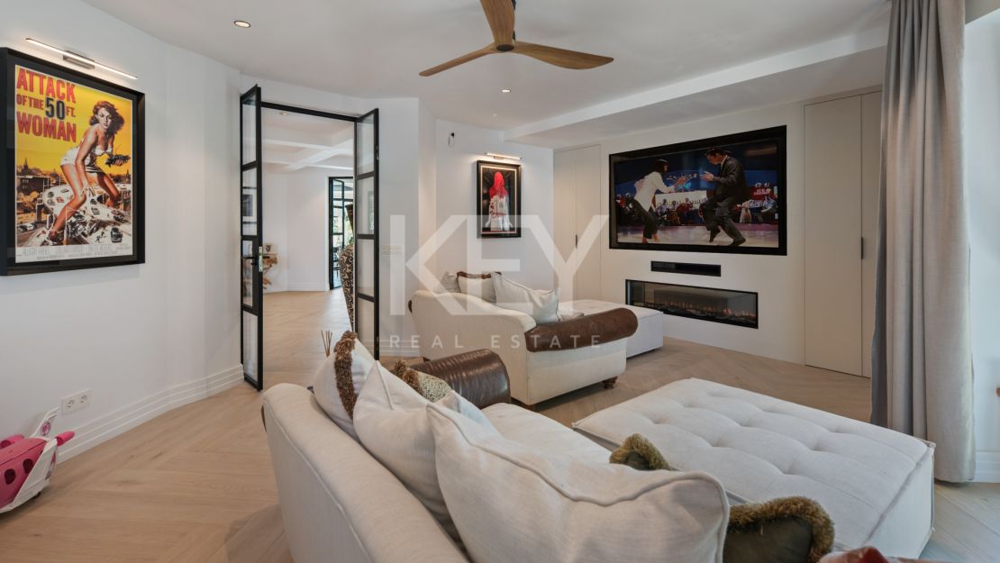 Renovated Luxury Villa for Sale in Bel Air, Estepona with Sea Views, Pool and Spa