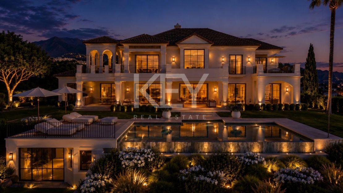 Impressive Villa With Panoramic Sea Views In A Secure Gated Community in Benahavis