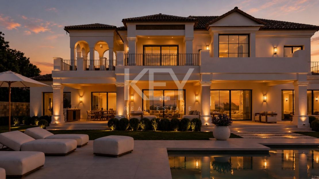Impressive Villa With Panoramic Sea Views In A Secure Gated Community in Benahavis