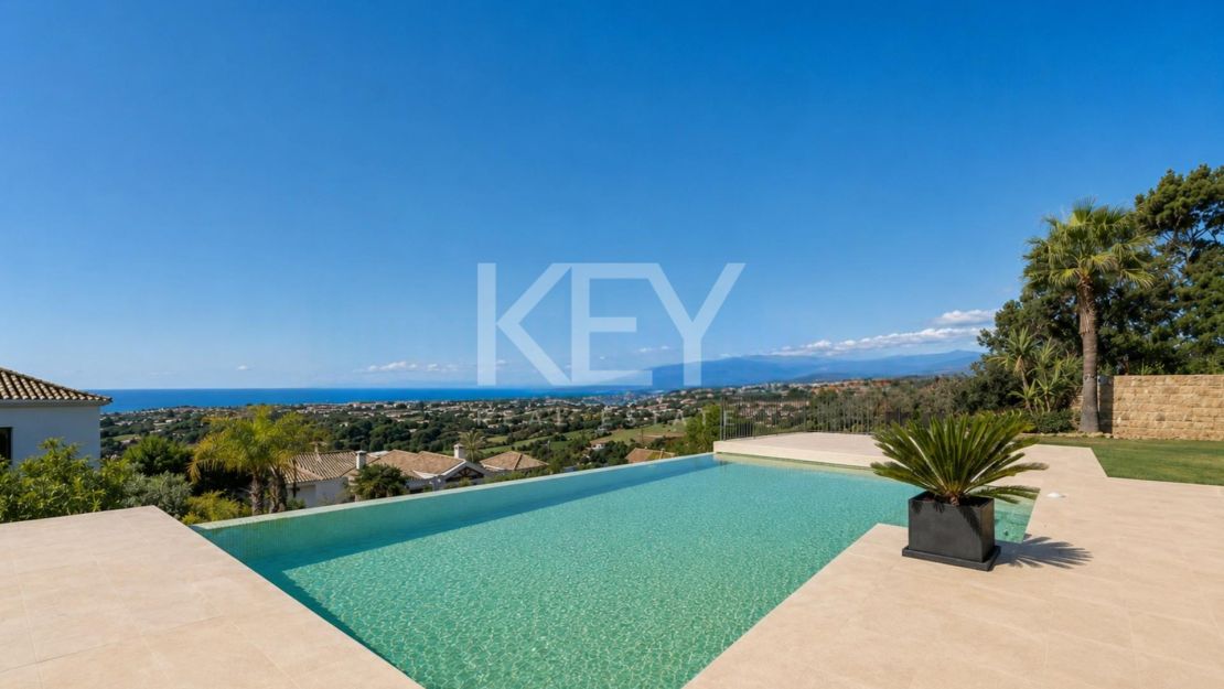 Impressive Villa With Panoramic Sea Views In A Secure Gated Community in Benahavis