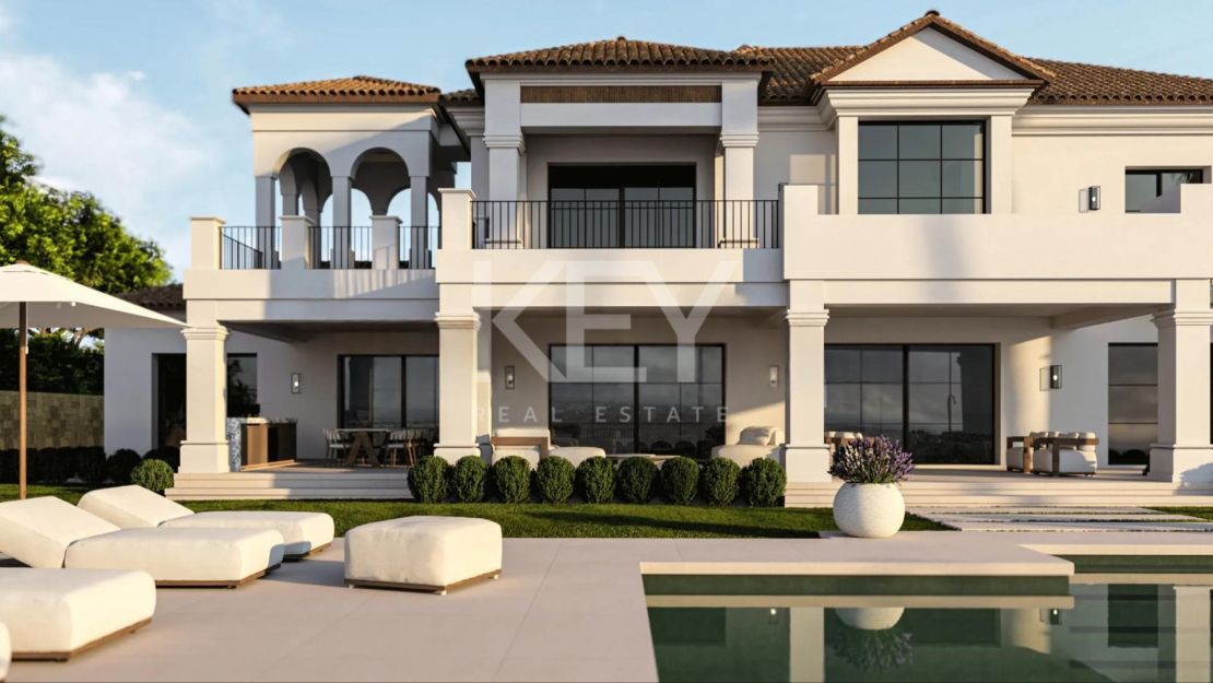 Impressive Villa With Panoramic Sea Views In A Secure Gated Community in Benahavis
