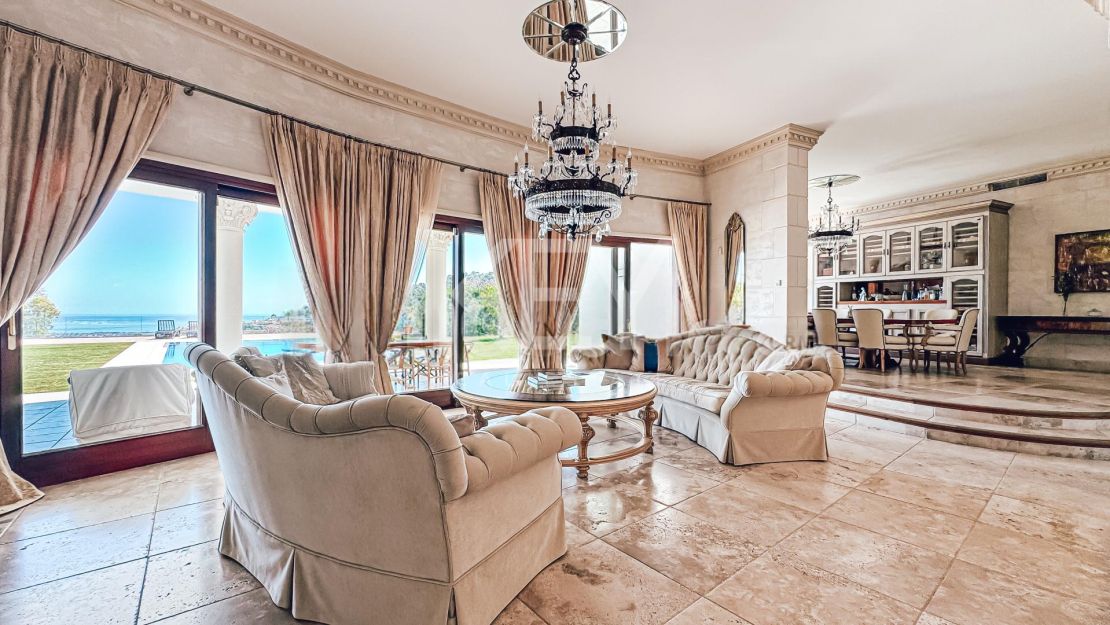 Elegant Sea View Villa for Sale in La Zagaleta, Benahavís