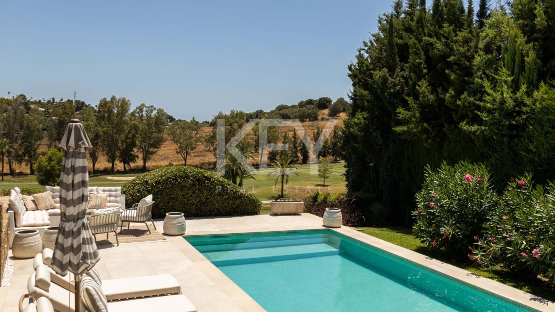 Frontline Golf Villa For Sale In El Paraíso, Benahavís With Heated Saltwater Pool And Tourist Rental Licence