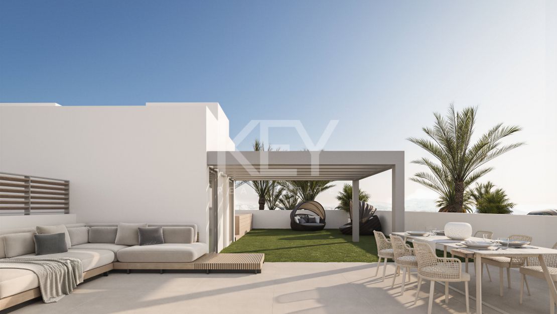 New Spacious 6-bedroom Villas with Sea Views in San Pedro, Marbella