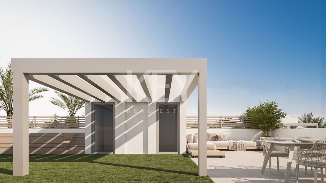 New Spacious 6-bedroom Villas with Sea Views in San Pedro, Marbella