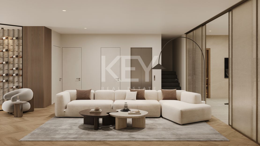 New Spacious 6-bedroom Villas with Sea Views in San Pedro, Marbella