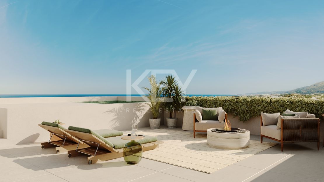 New Spacious 6-bedroom Villas with Sea Views in San Pedro, Marbella