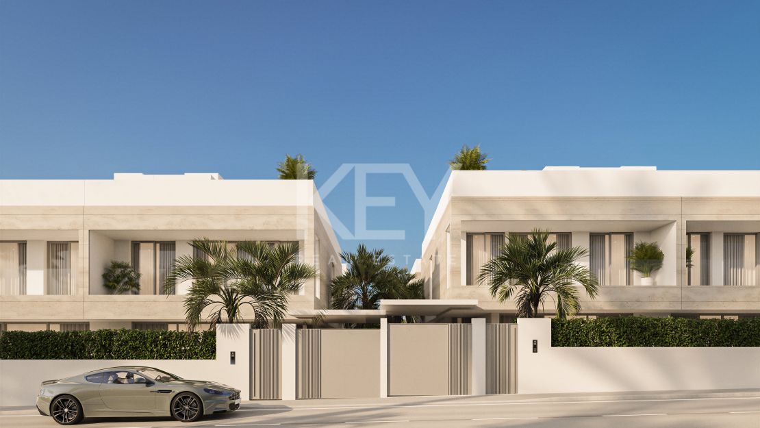 New Spacious 6-bedroom Villas with Sea Views in San Pedro, Marbella