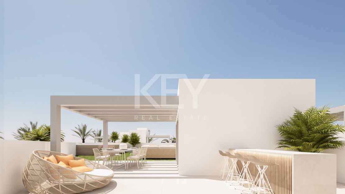 New Spacious 6-bedroom Villas with Sea Views in San Pedro, Marbella