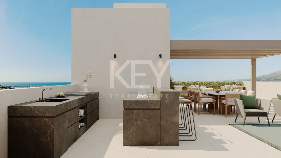 New Spacious 6-bedroom Villas with Sea Views in San Pedro, Marbella