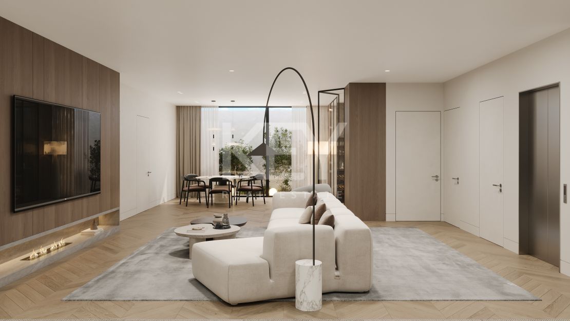 New Spacious 6-bedroom Villas with Sea Views in San Pedro, Marbella