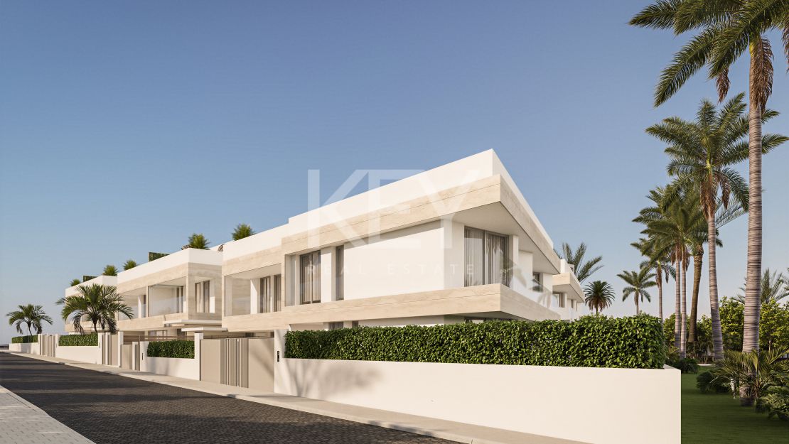 New Spacious 6-bedroom Villas with Sea Views in San Pedro, Marbella
