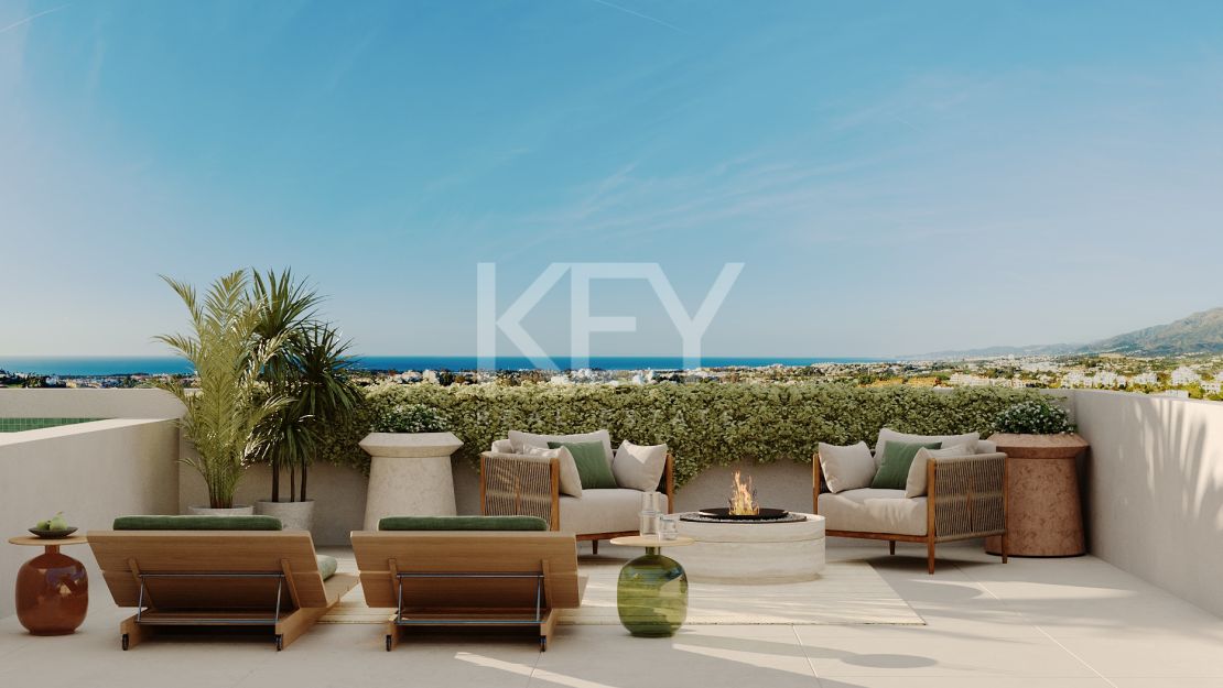 New Spacious 6-bedroom Villas with Sea Views in San Pedro, Marbella