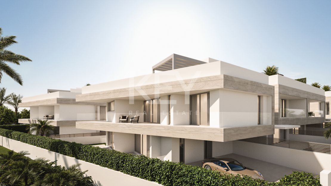 New Spacious 6-bedroom Villas with Sea Views in San Pedro, Marbella