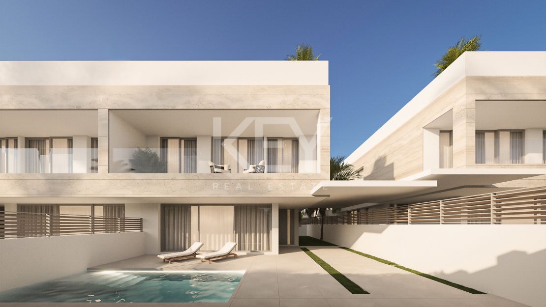 New Spacious 6-bedroom Villas with Sea Views in San Pedro, Marbella