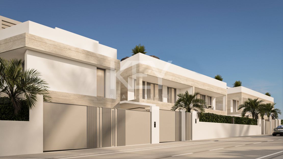 New Spacious 6-bedroom Villas with Sea Views in San Pedro, Marbella
