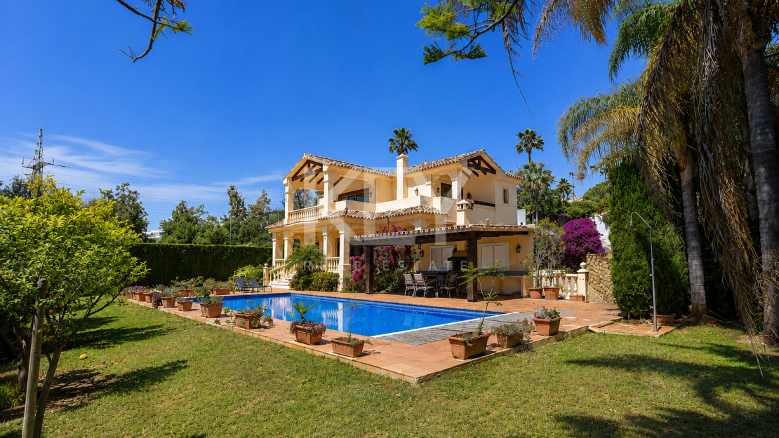 Investment Villa for Sale in La Quinta, Benahavís with Sea Views and Renovation Potential