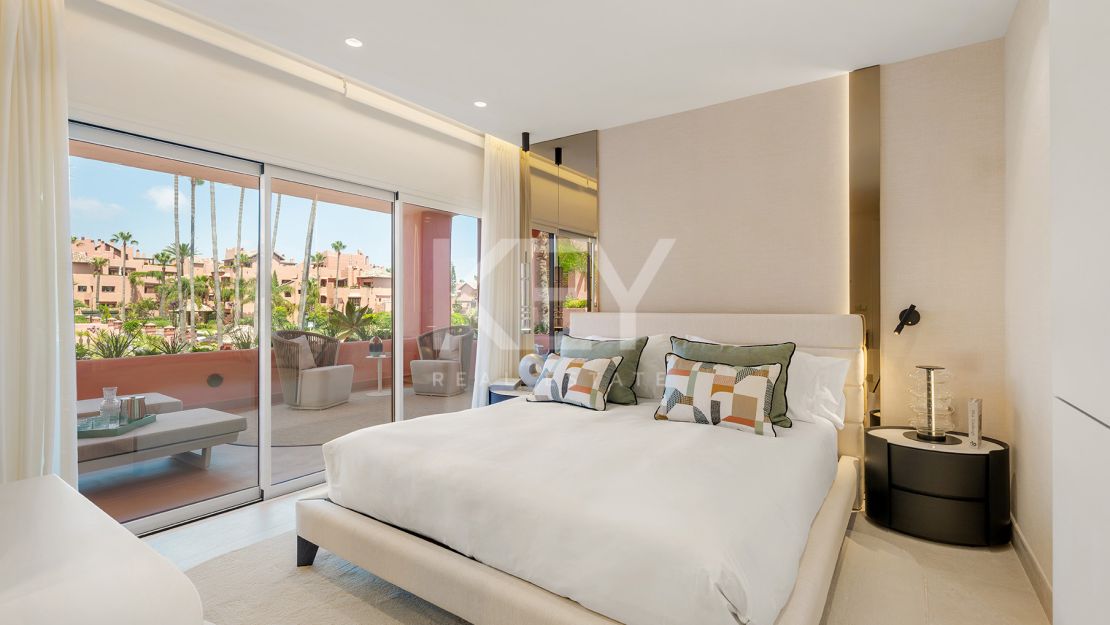 Renovated Beachfront Apartment for Sale in Cabo Bermejo, Estepona East