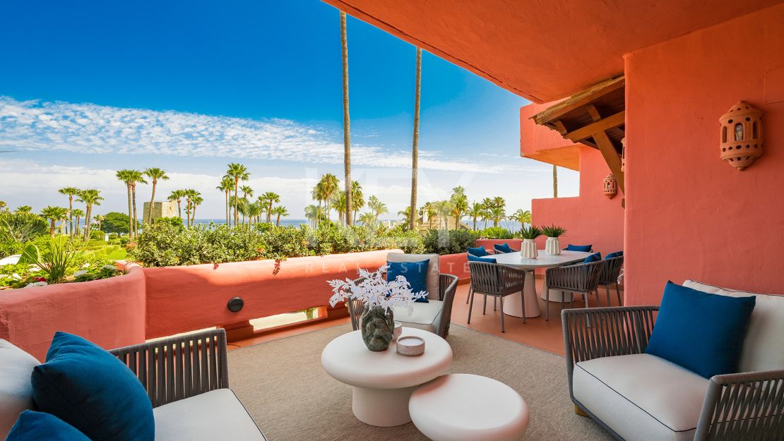 Renovated Beachfront Apartment for Sale in Cabo Bermejo, Estepona East